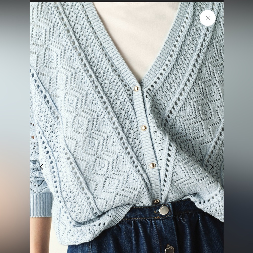 Bash Ba&sh NWOT CYRON Cardigan - Picture 4 of 9